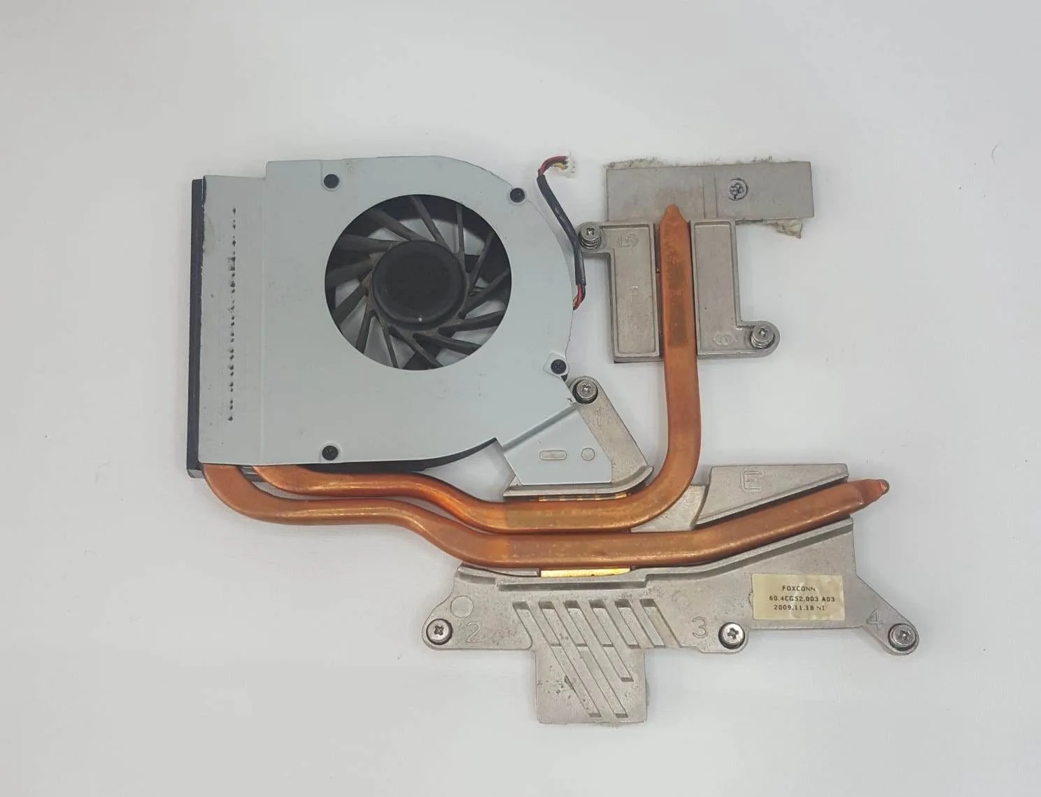 Acer Aspire 5738/5738G/5738PG uyumlu orijinal CPU soğutucu heatsink ve fan seti