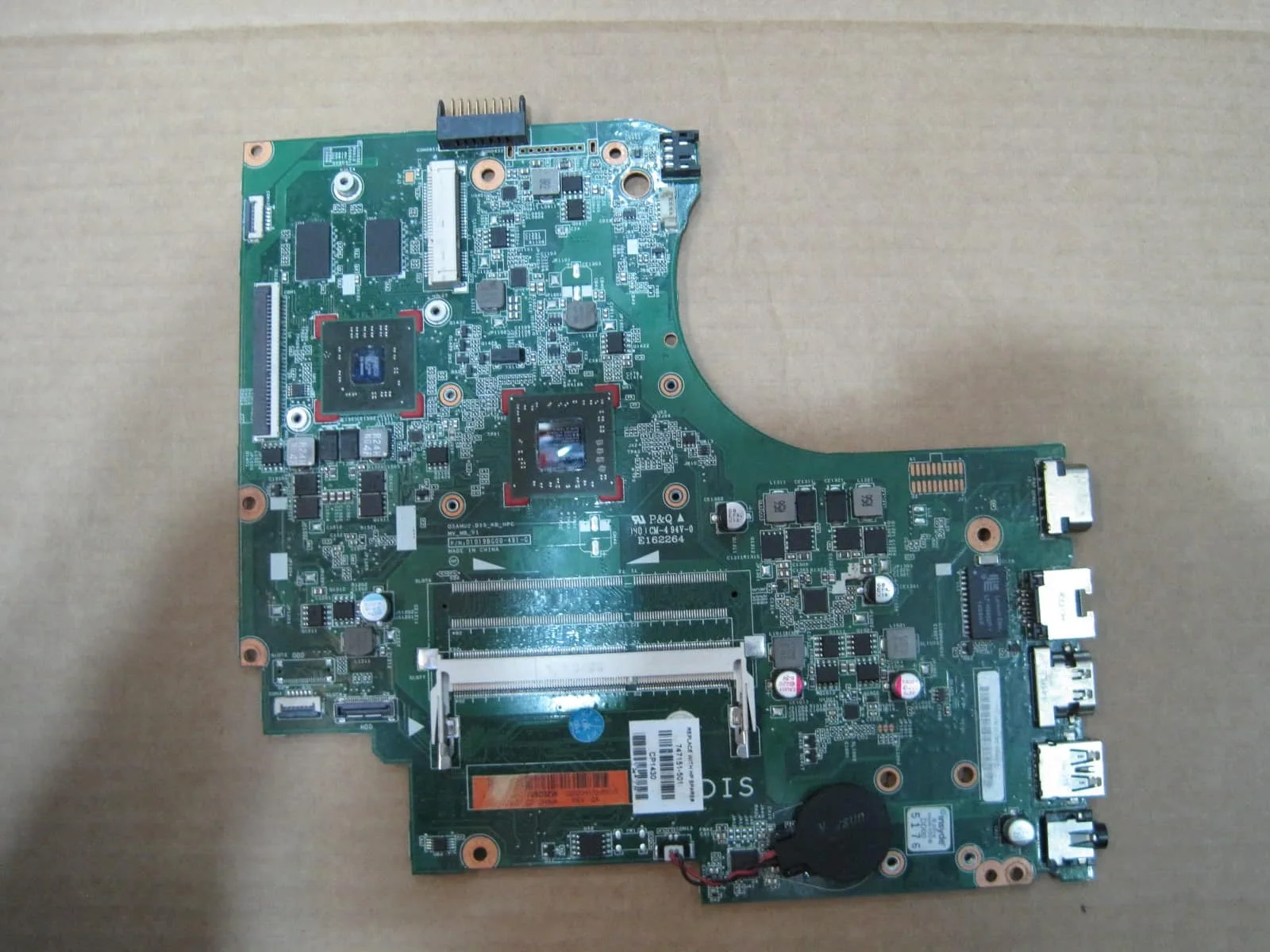 HP 15-D051ST, 15-D052ST Anakart AMD A4 S102 arızalı