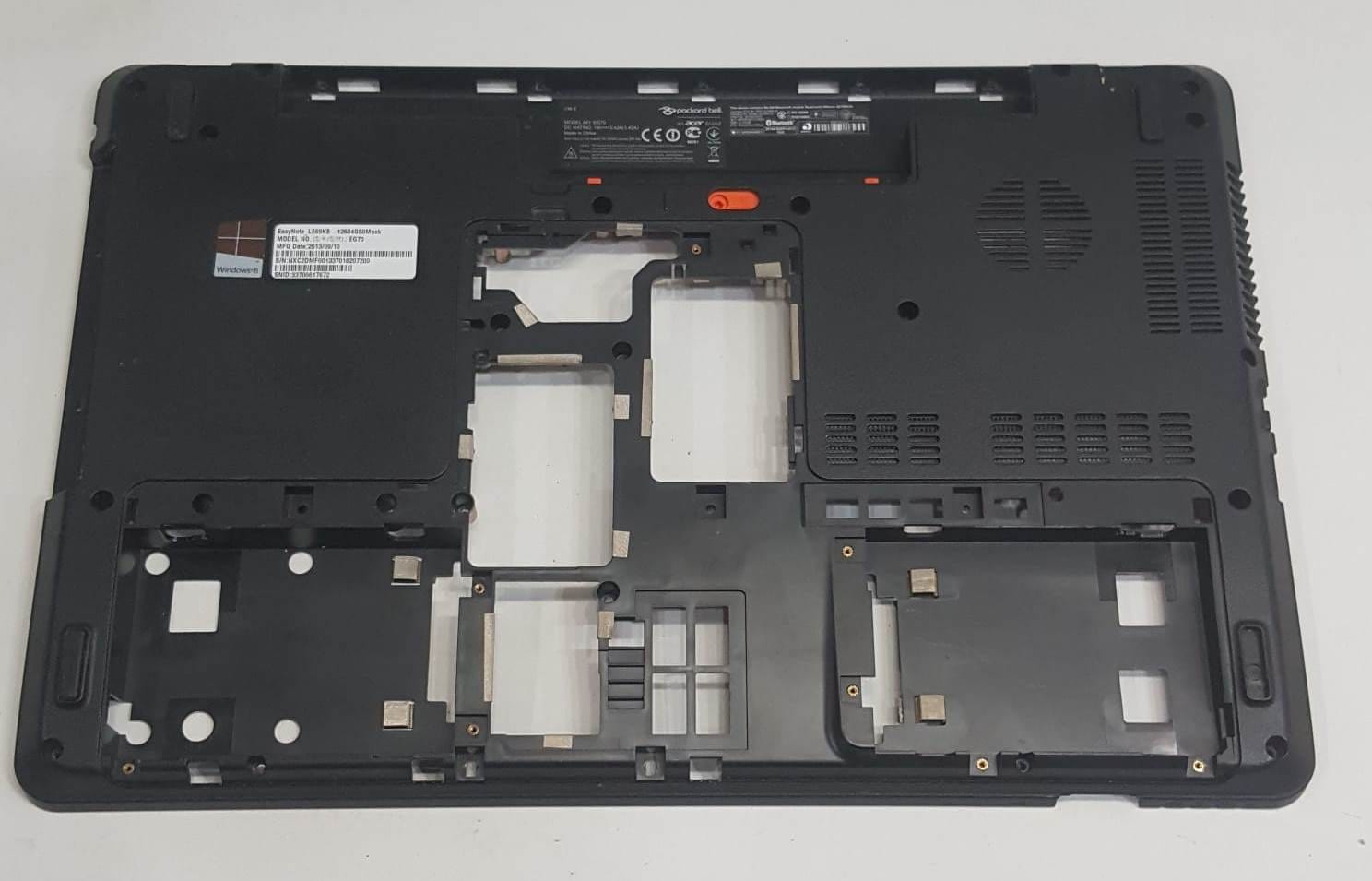 İnceleyen: 4 Packard Bell EasyNote LE69KB, TE69KB, TE69-CX ve TE69HW Alt Kasa