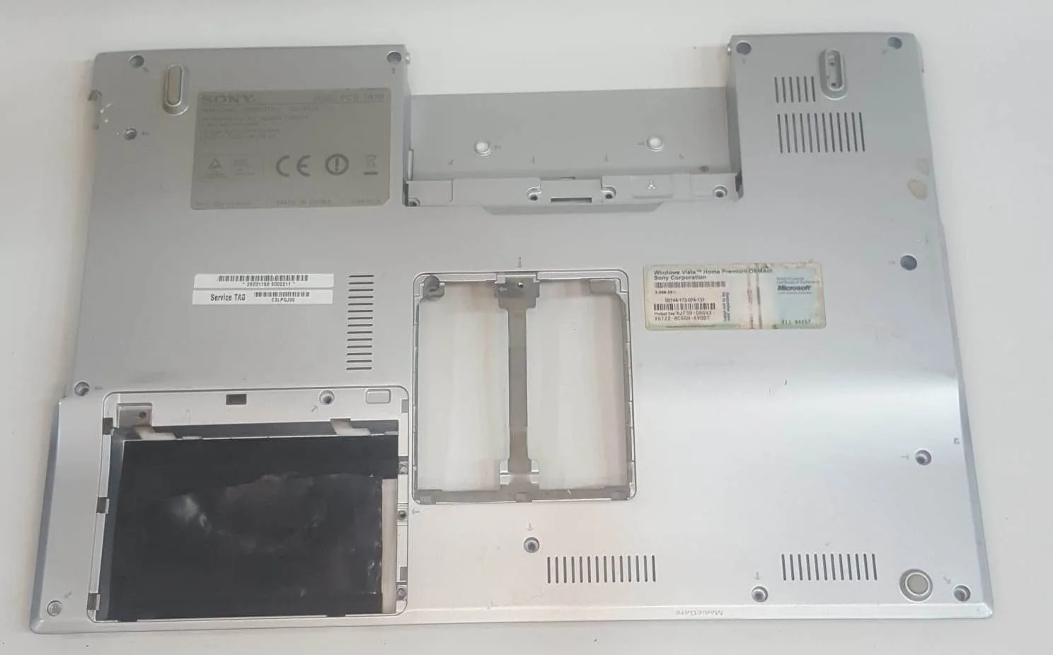 Sony Vaio VGNFZ VGN-FZ PCG-381M VGN-FZ11M Alt Kasa Bottom Case