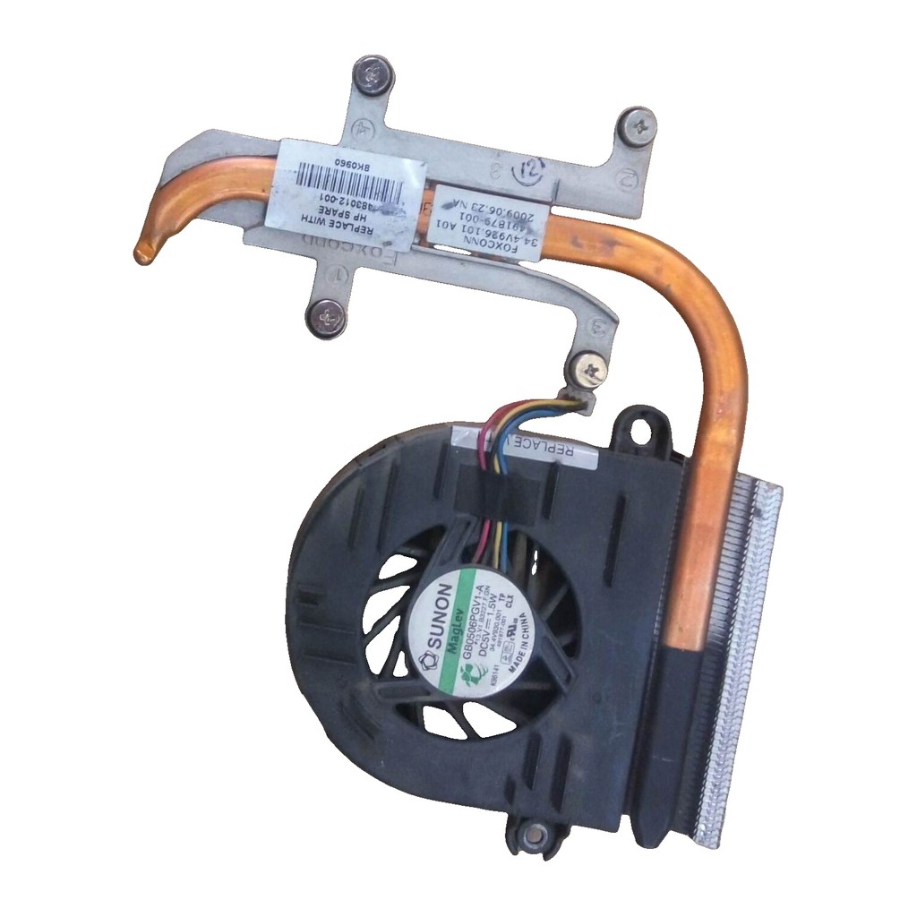 HP Elitebook 6930P Notebook Cpu Fan Bakır Soğutucu - beyaz fon HP Elitebook 6930P Notebook Cpu Fan Bakır Soğutucu