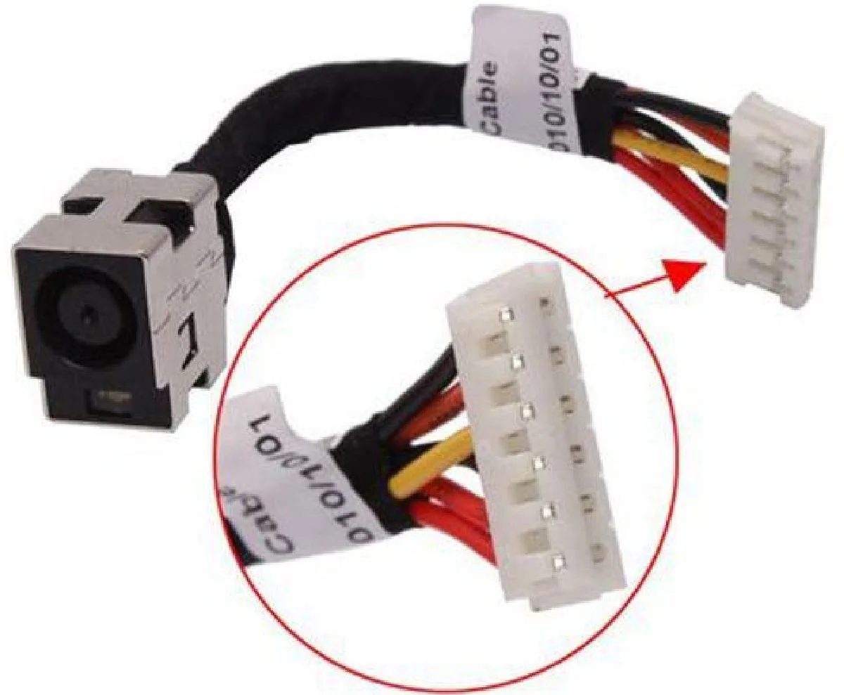 Compaq Presario CQ60-301ET, CQ60-310ET Uyumlu Power Jack Şarj Soketi Kablolu