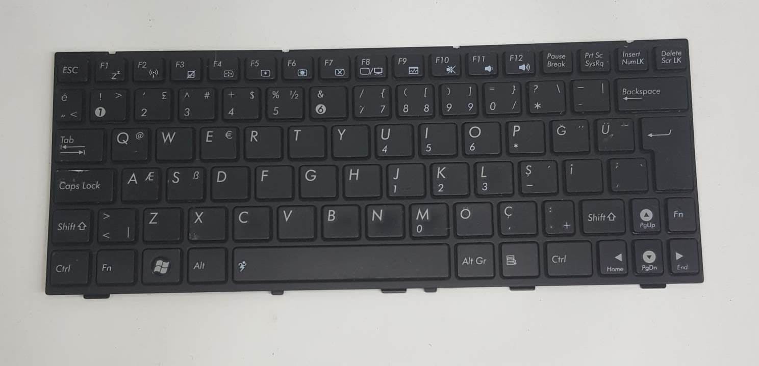 Asus Eee PC 1008p Eee PC 1008HA Klavye