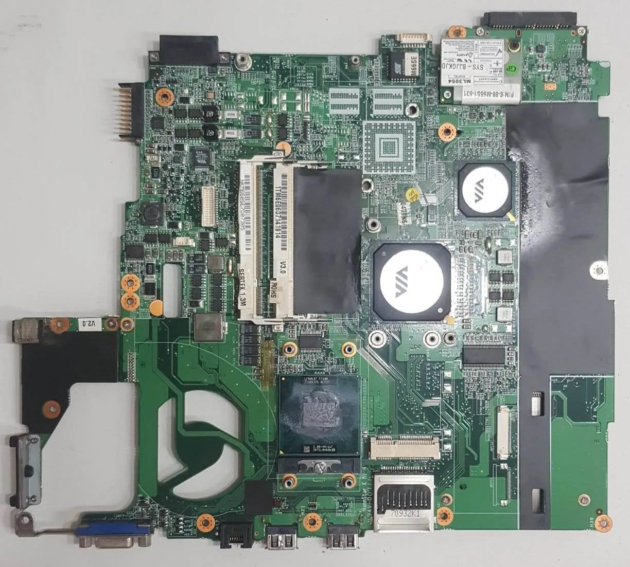 Beko BNB 578N Arızalı Anakart (Clevo M540VMB-0C) - Tamirlik Yedek Parça