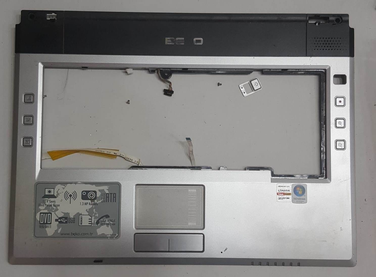 Beko BNB 578N BNB578N Üst Kasa (Palmrest C Kasası)