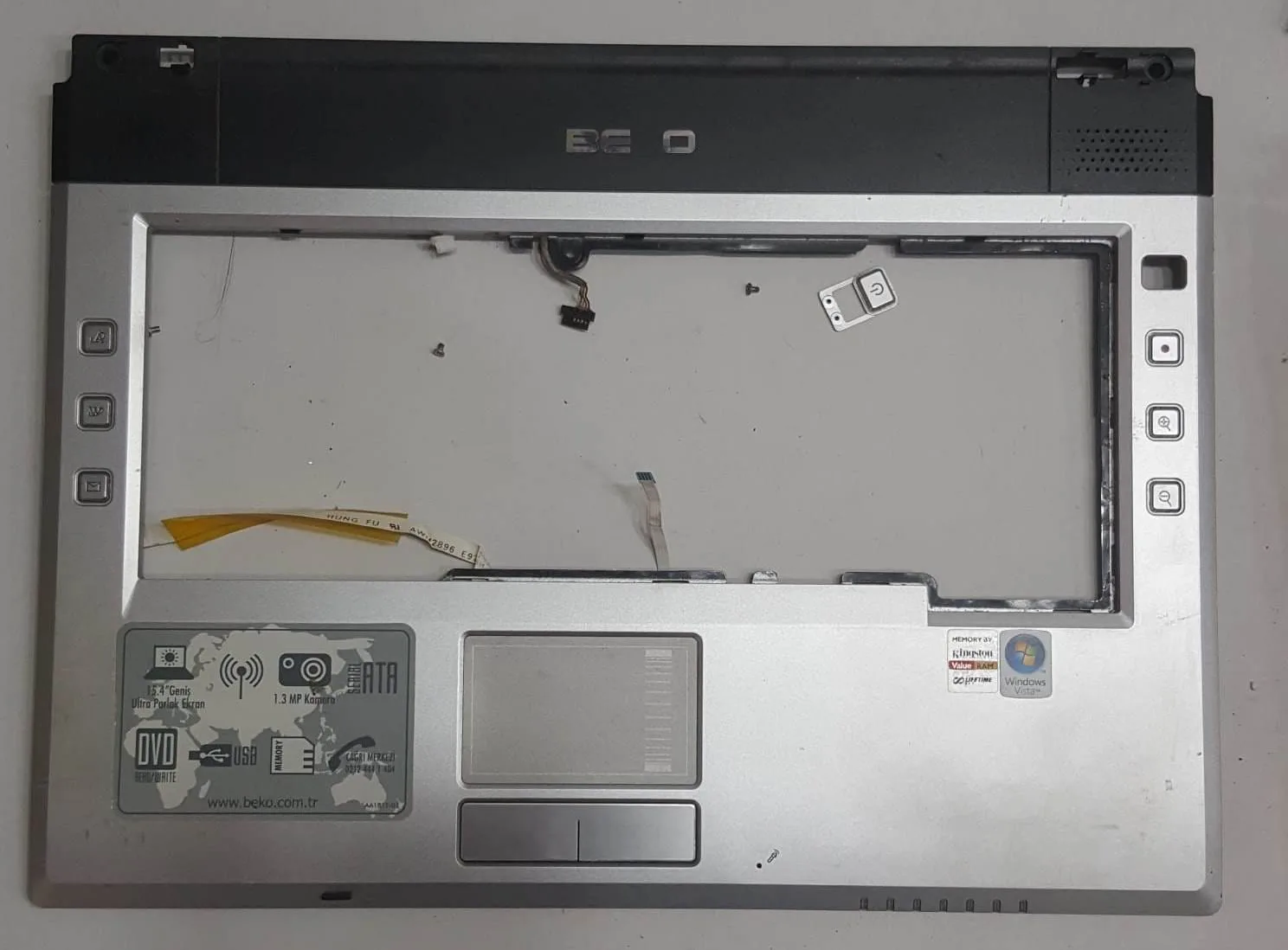 Beko BNB 578N BNB578N Üst Kasa (Palmrest C Kasası)