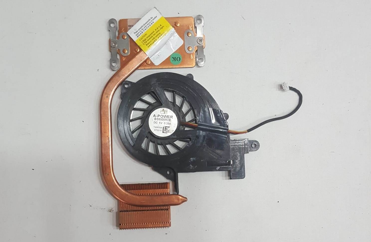 Beko BNB 578N İşlemci Fanı ve Bakır Soğutucu (Clevo M540 M540NB)