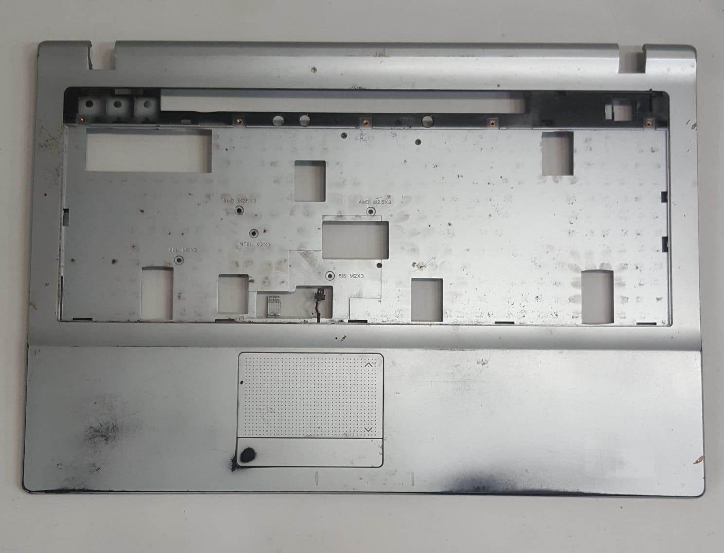 Casper Nirvana W76S (ve W760S, W765S, W765SUB, M765T gibi aynı Clevo şasisini paylaşan modeller) ile tam uyumlu üst kasa (Klavye Kasası / Palmrest / C Cover)