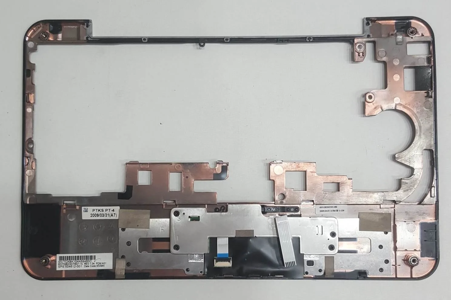 Compaq Mini 700, 701et ve 731et modellerinin üst kasası (C kapak / Palmrest / Klavye kasası)