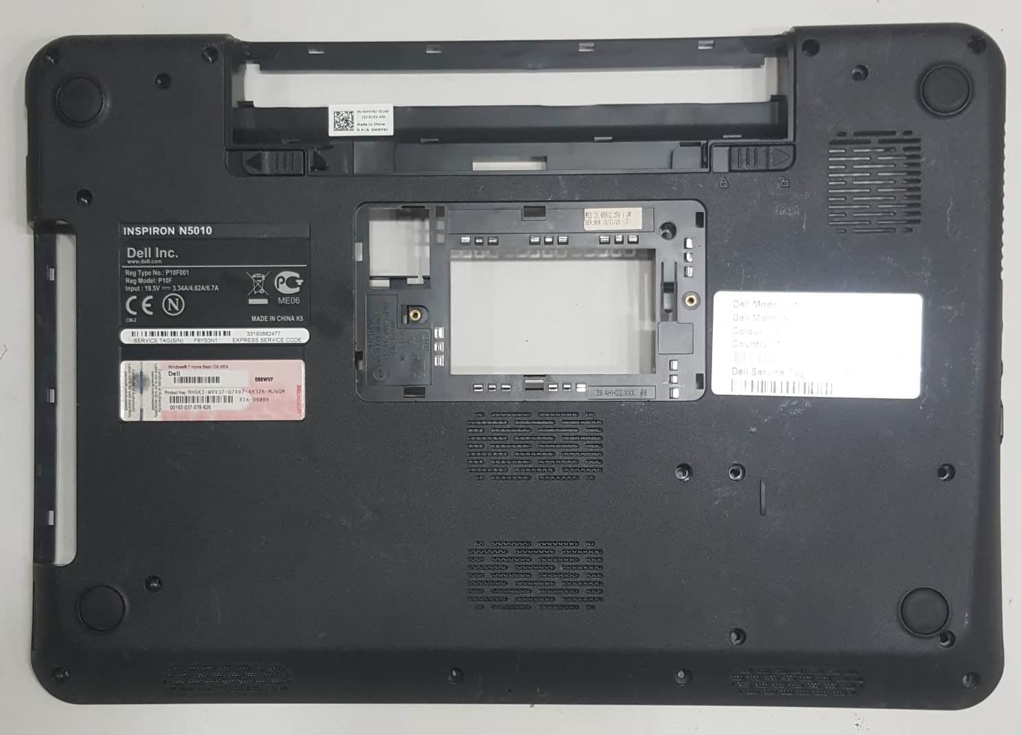 Dell İnspiron N5010 alt kasa Orjinal 1 Dell İnspiron N5010 alt kasa Orjinal 1