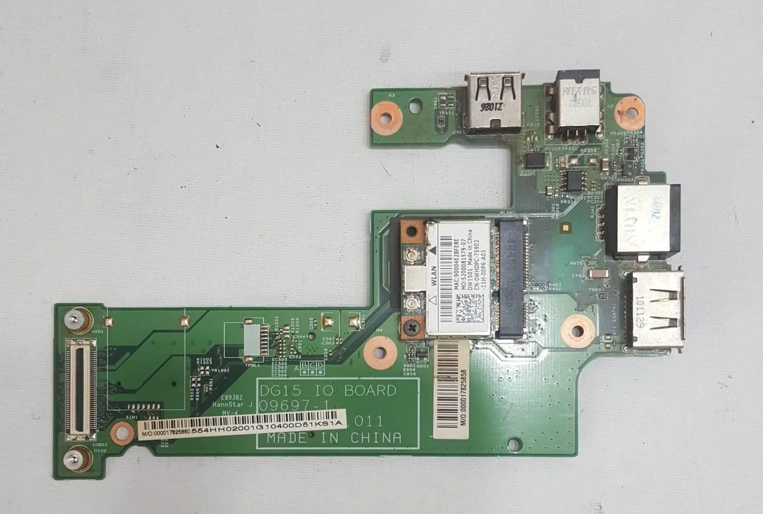 Dell Inspiron N5010 M5010 DG15 IO Power Board Güç Kartı - Giriş Soketi - Görsel 2