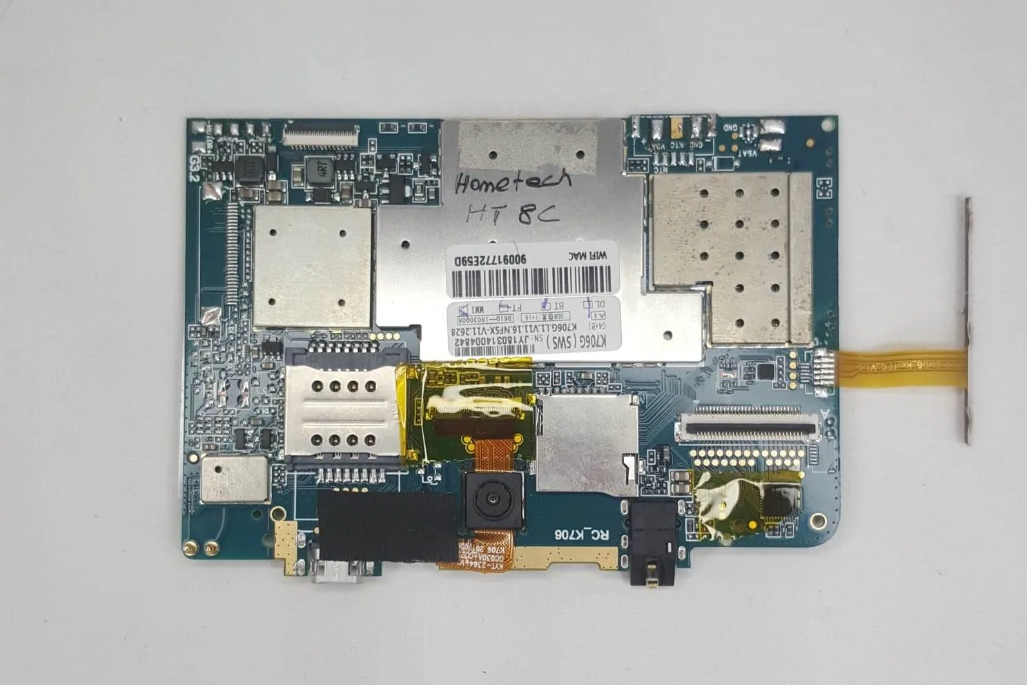 Hometech HT8C 8 inç tablet için anakart (mainboard)