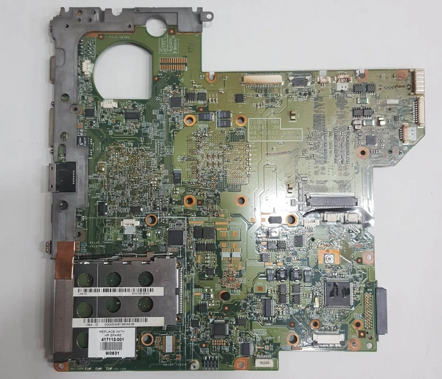 HP Pavilion dv2500 Serisi Anakart (Arızalı) - Yedek Parça ve Tamir Amaçlı