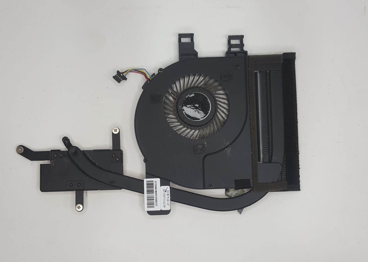 Lenovo Flex 2-14 (Model 20404) için CPU fanı ve soğutucu bloktan (heatsink) oluşan komple set