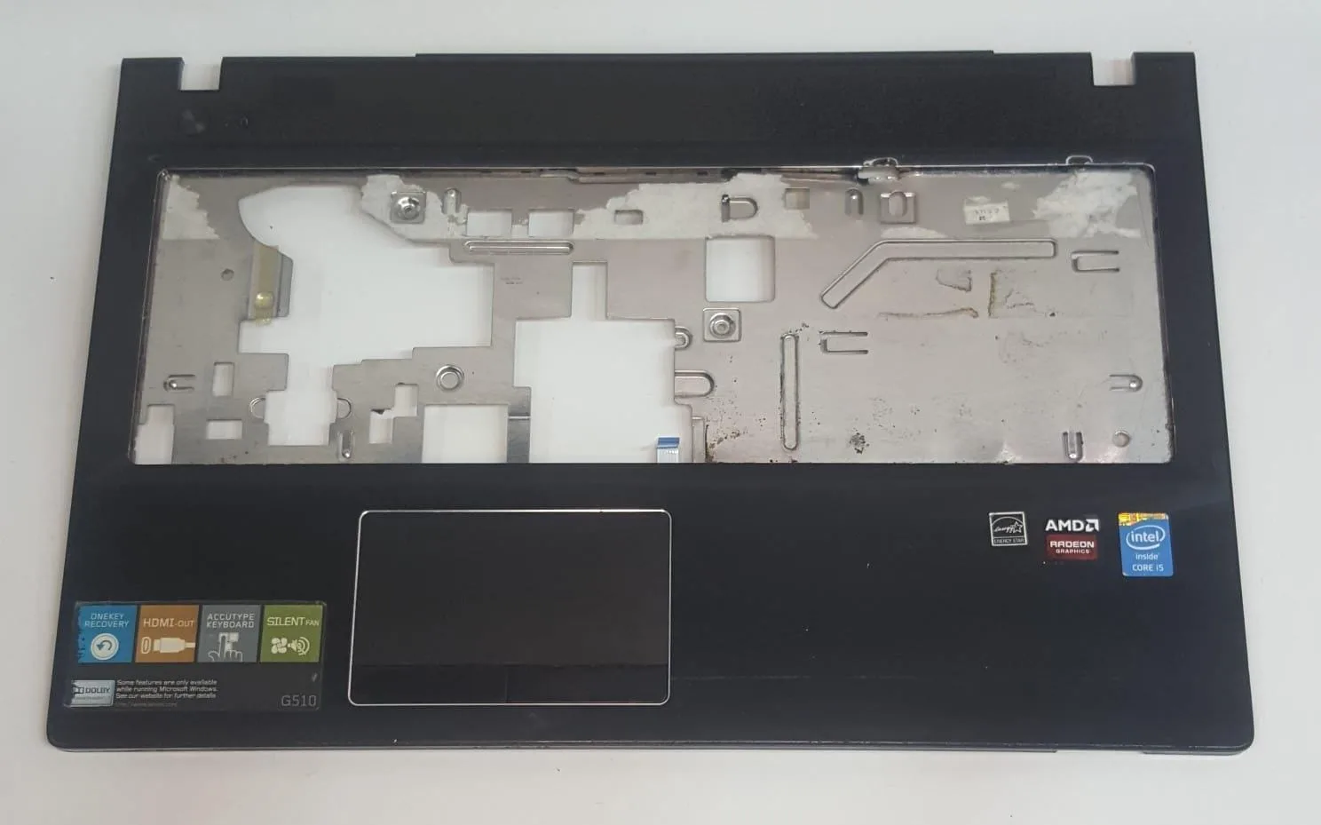 Lenovo IdeaPad G500, G505 ve G510 modelleri için üst kasa (palmrest/klavye kasası)
