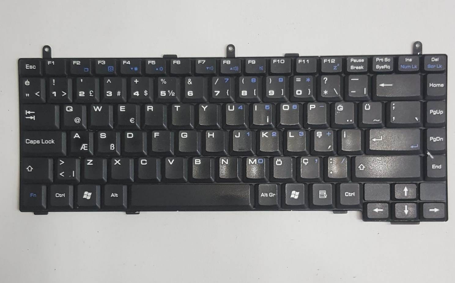 MSI Megabook M645, M655, M660, S420, S425, S430, S450, VR320/330 serisi klavye