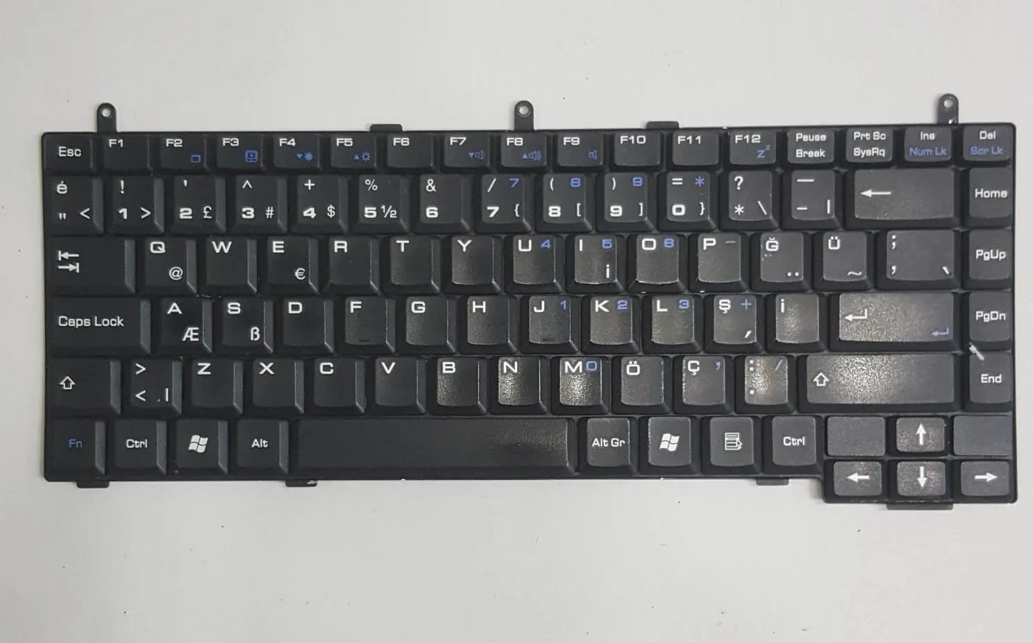 MSI Megabook  M645, M655, M660, S420, S425, S430, S450, VR320/330 serisi klavye