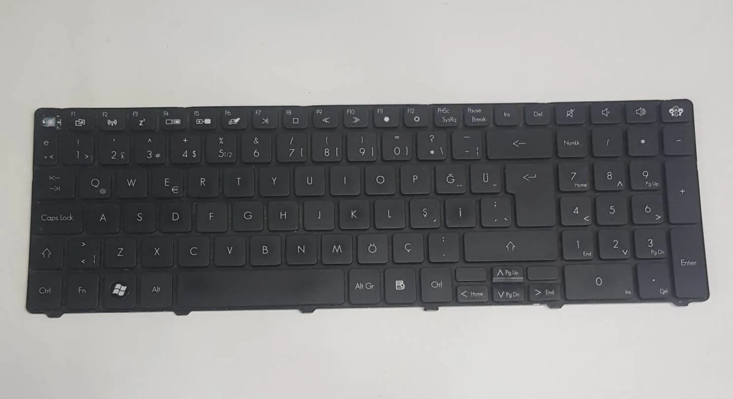 Packard Bell EasyNote TK85-JN-008TK (PEW91) model bilgisayarınız için Türkçe Q klavye
