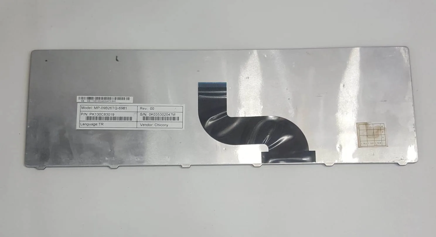 Packard Bell EasyNote TK85-JN-008TK (PEW91) model bilgisayarınız için Türkçe Q klavye - Görsel 2
