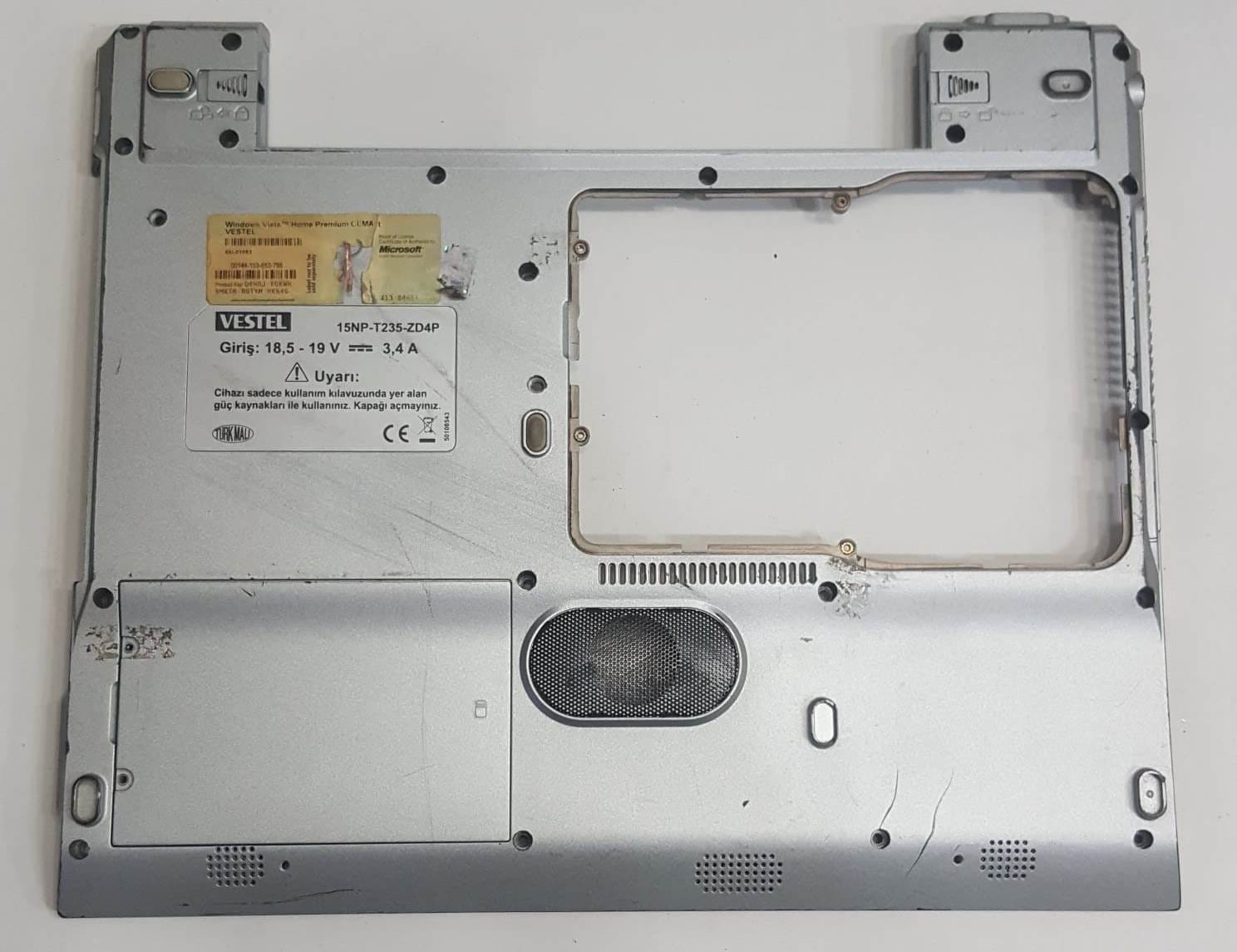 Vestel 15NP-T235 ZD4P Alt Kasa (Çıkma - Orijinal)