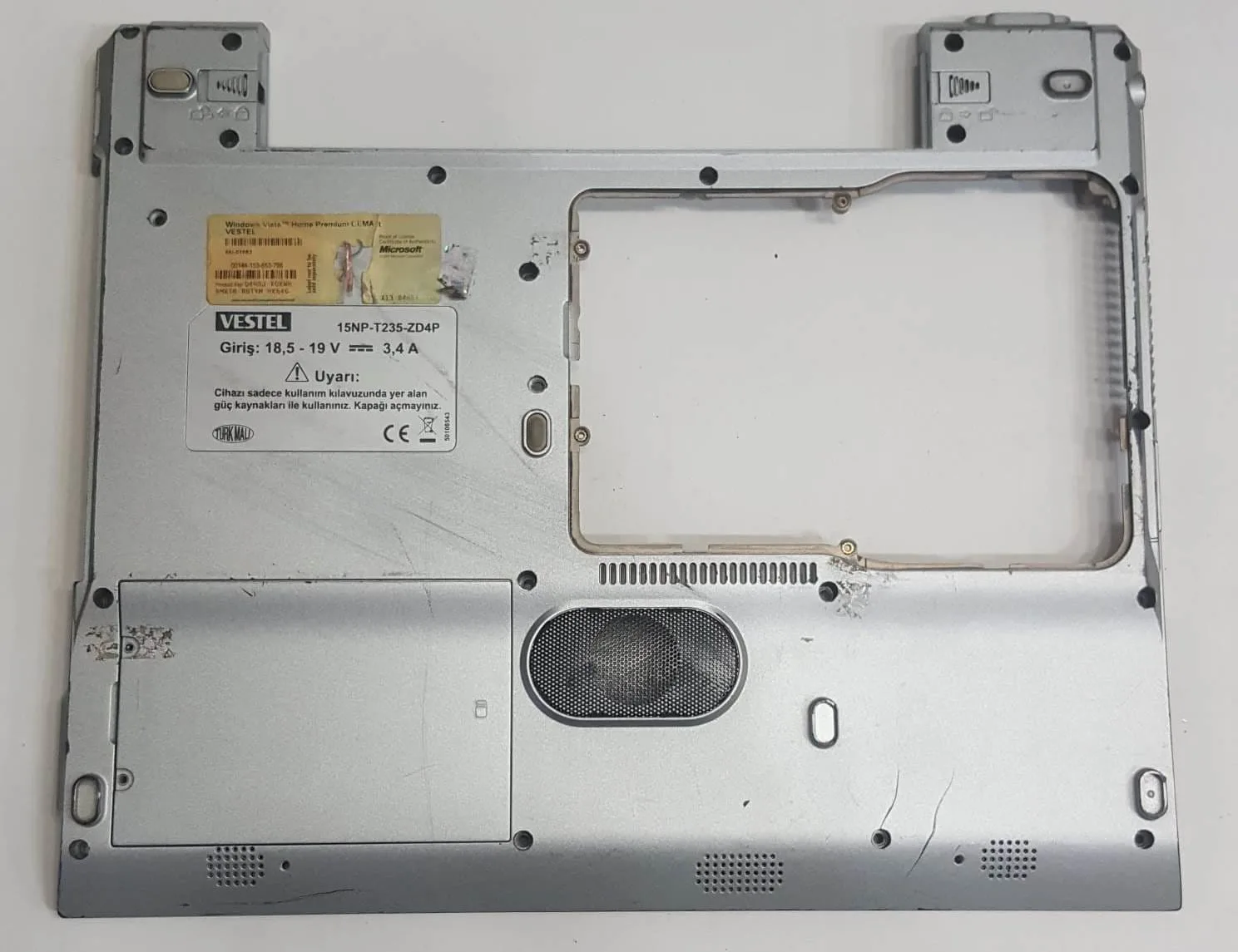 Vestel 15NP-T235 ZD4P Alt Kasa (Çıkma - Orijinal)