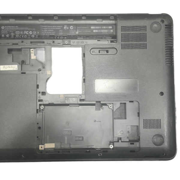 HP TPN-F105 (HP 650 ve HP 2000 serisi) modeline ait alt kasa (bottom case) - Görsel 2