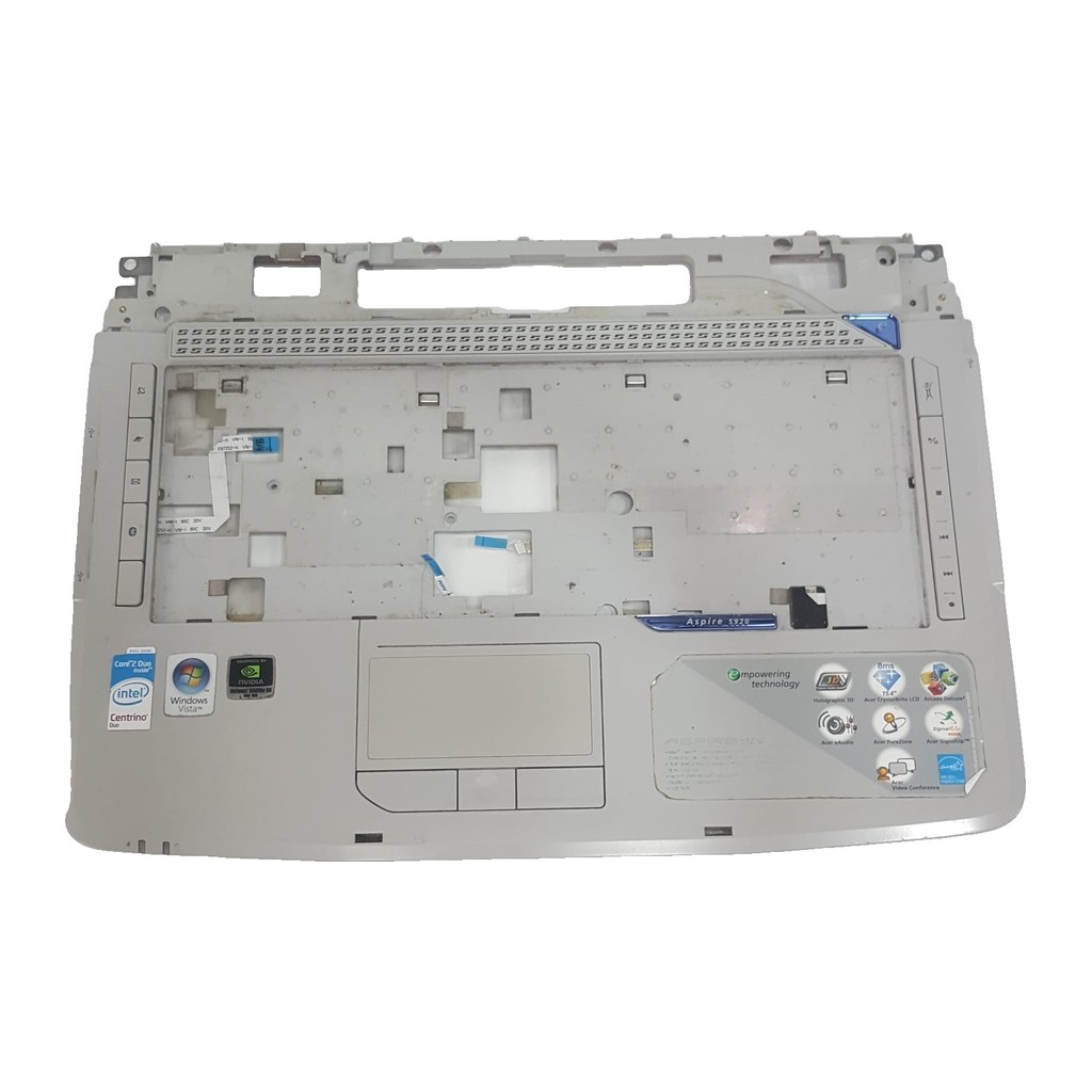 Acer Aspire 5920 ve 5920G serileri için üst kasa (palmrest) EAZD1001010, 39ZD1TCTN100 - beyaz fon Acer Aspire 5920 ve 5920G serileri için üst kasa (palmrest) EAZD1001010, 39ZD1TCTN100