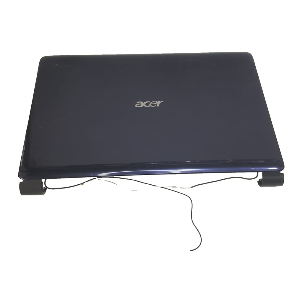Acer Aspire 7535, 7535G ve 7235 (MS2262) modelleri 17.3 inç LCD arka kapak (top cover) - beyaz fon Acer Aspire 7535, 7535G ve 7235 (MS2262) modelleri 17.3 inç LCD arka kapak (top cover)