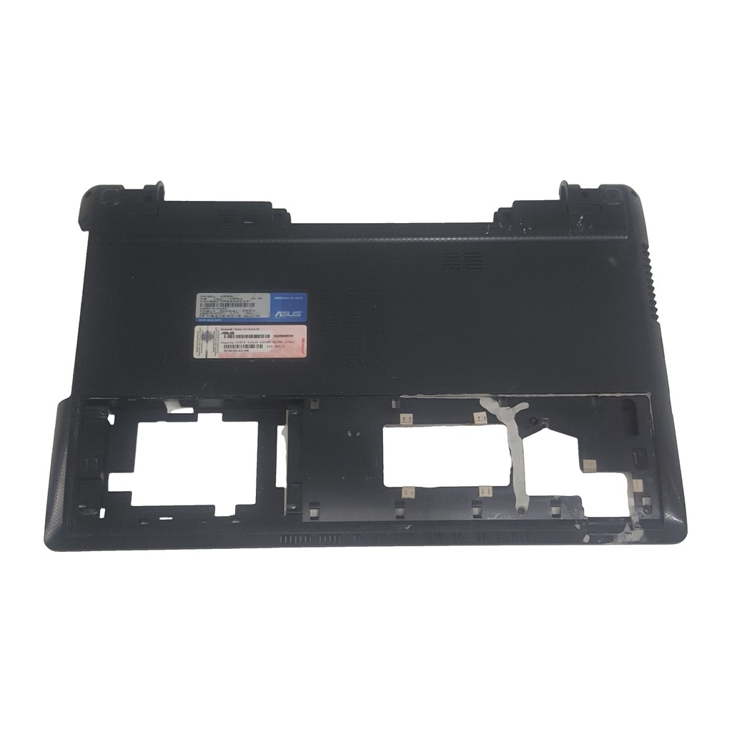 Asus X55, X55A, X55C, X55U ve X55V serisi notebooklar için uyumlu alt kasa (bottom case) - beyaz fon Asus X55, X55A, X55C, X55U ve X55V serisi notebooklar için uyumlu alt kasa (bottom case)