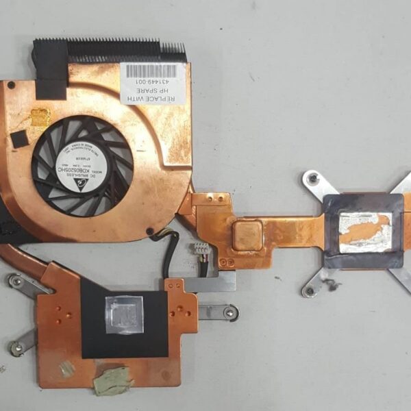 HP Pavilion DV6-6000 DV6-6100 Komple CPU Fan ve Bakır Soğutucu Blok - Görsel 2