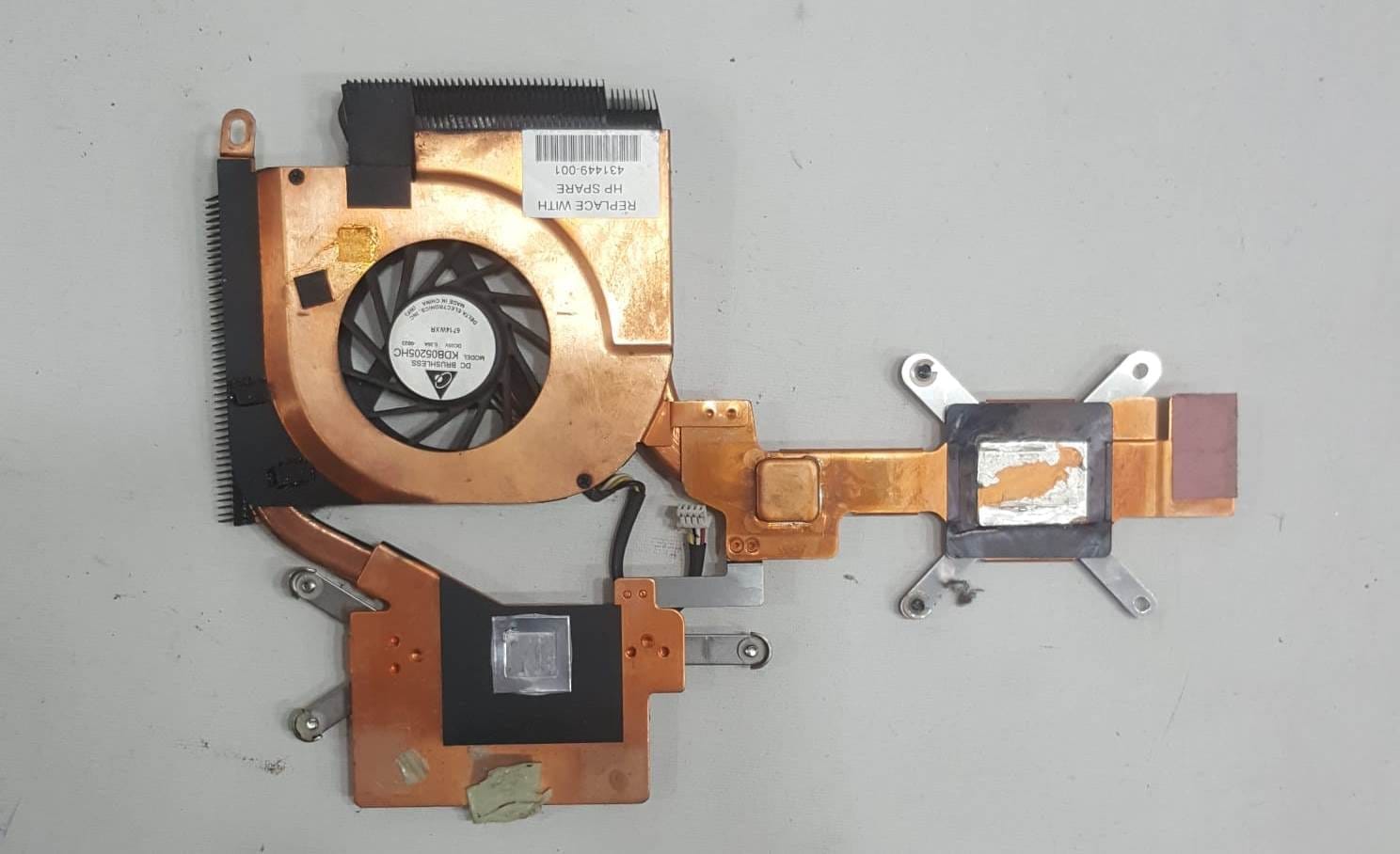 HP Pavilion DV6-6000 DV6-6100 Komple CPU Fan ve Bakır Soğutucu Blok