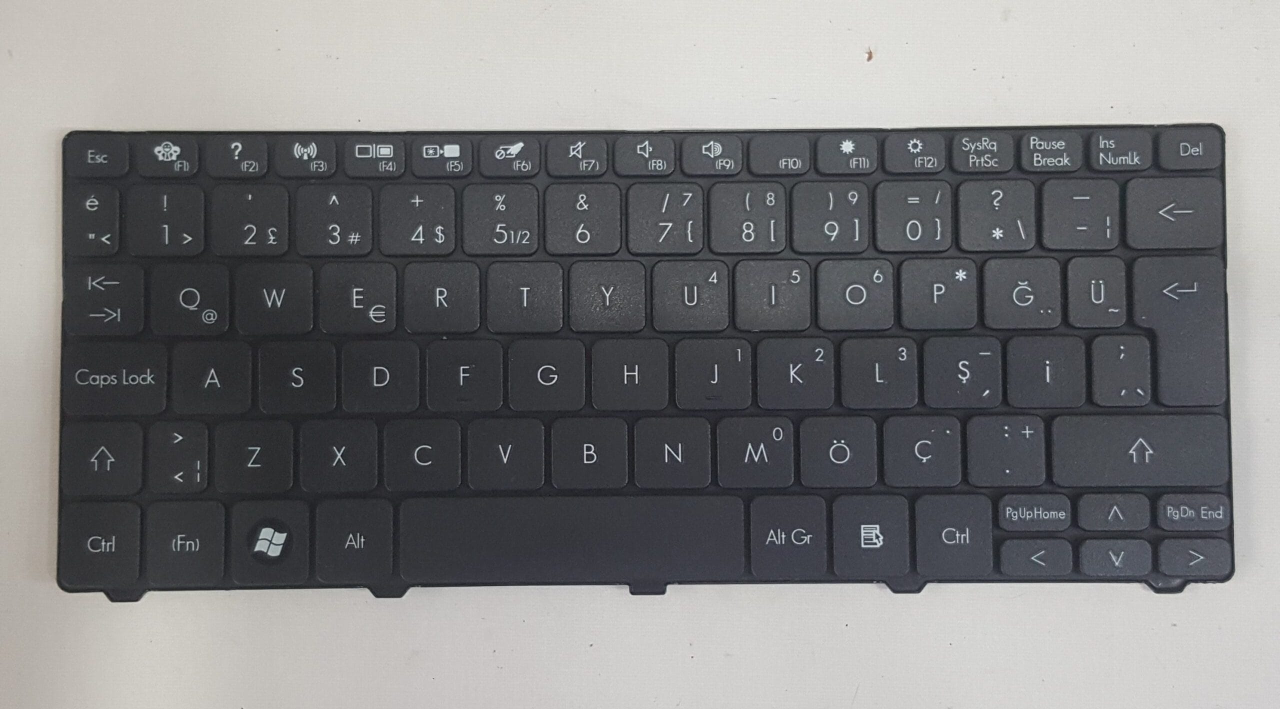 Packard Bell: Dot SE, Dot SE2, Dot SE3, Dot S, Dot S2, ZE6, ZE7 Klavye siyah