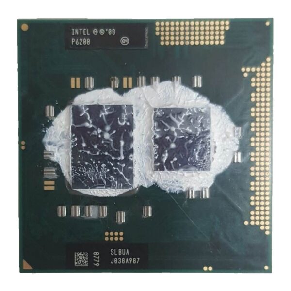 SLBUA, 2.13 GHz hızında, 3 MB önbelleğe ve 2 çekirdeğe sahip 1. nesil Intel Pentium P6200