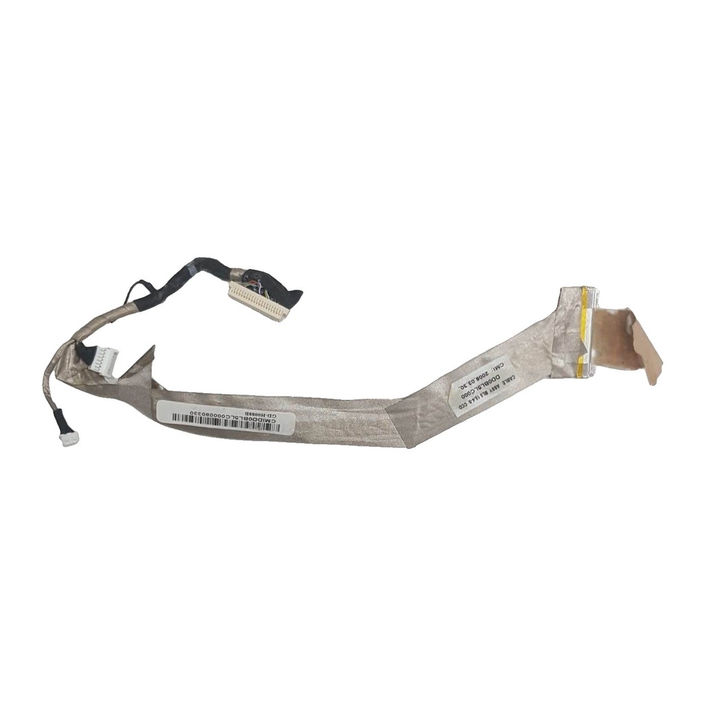 Toshiba Satellite A300 A300D A305 A305D Orijinal Çıkma LCD Flex Kablo - beyaz fon Toshiba Satellite A300 A300D A305 A305D Orijinal Çıkma LCD Flex Kablo