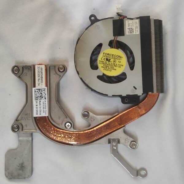Dell Inspiron 1564 P08F İşlemci Fanı ve Bakır Soğutucu Blok Set (Heatsink Fan) - Görsel 2