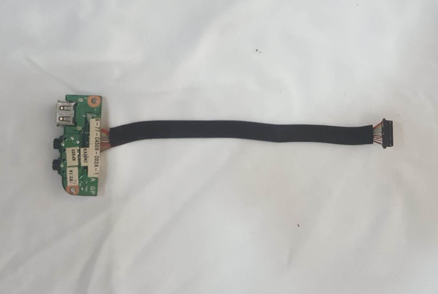 Exper E5128 USB Port Board Flex Kablo ve Ses Kartı - Görsel 2