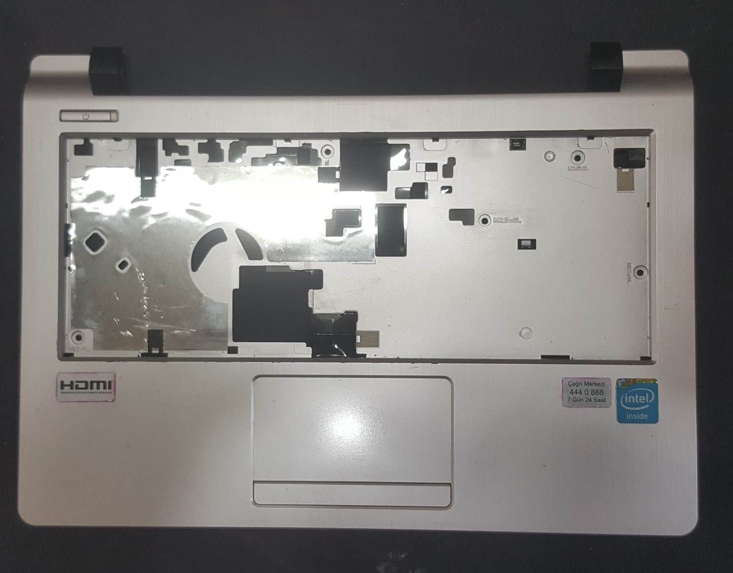 Grundig GNB 1150 B1 N2 Üst Kasa Touchpad Klavye Kasası (W510TU / Clevo W510) - Palmrest