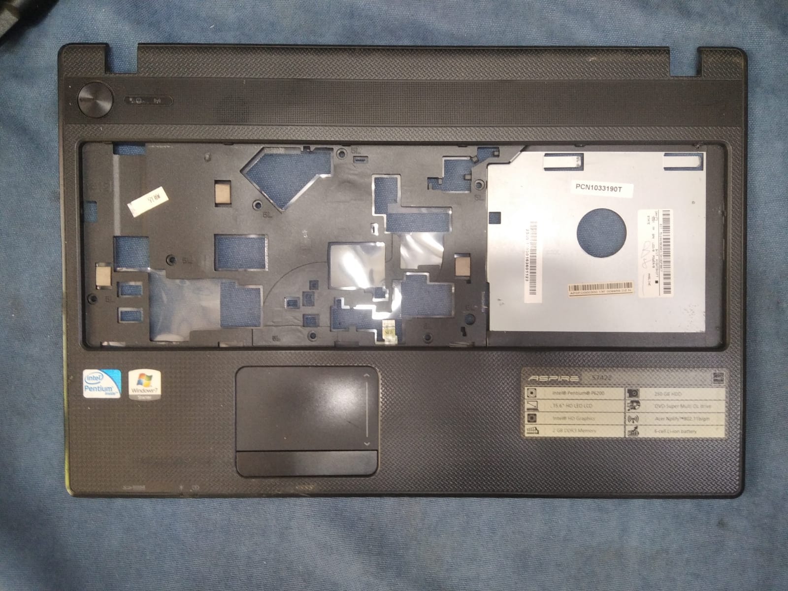 Acer Aspire 5742 5742G 5742ZG Üst Kasa Touchpadli (PEW71 NBCAT002) - Orijinal Palmrest