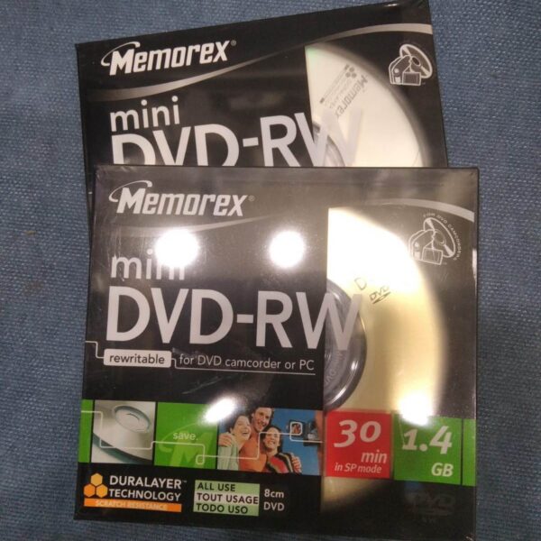 Memorex Mini DVD-RW 1.4 GB / 30 Dakika Yeniden Yazılabilir Mini DVD (8 cm) - Görsel 2
