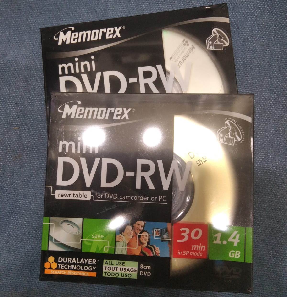 Memorex Mini DVD-RW 1.4 GB / 30 Dakika Yeniden Yazılabilir Mini DVD (8 cm)