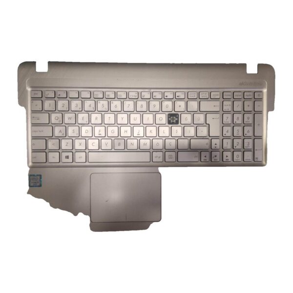 Asus X543U X543UA X543UB Uyumlu Notebook Gri Üst Kasa (Klavyeli)