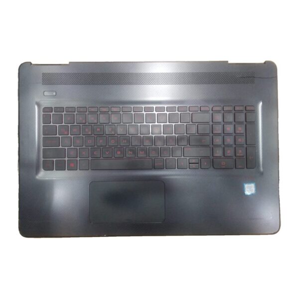 HP Omen 17-w205nt Alt Kasa, Üst Kasa (Palmrest) ve Klavye Seti