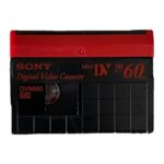 Sony DVM60 Mini DV Kamera Kaseti (3DVM60R3) – Orijinal 60 Dakika Dijital Video Kaseti