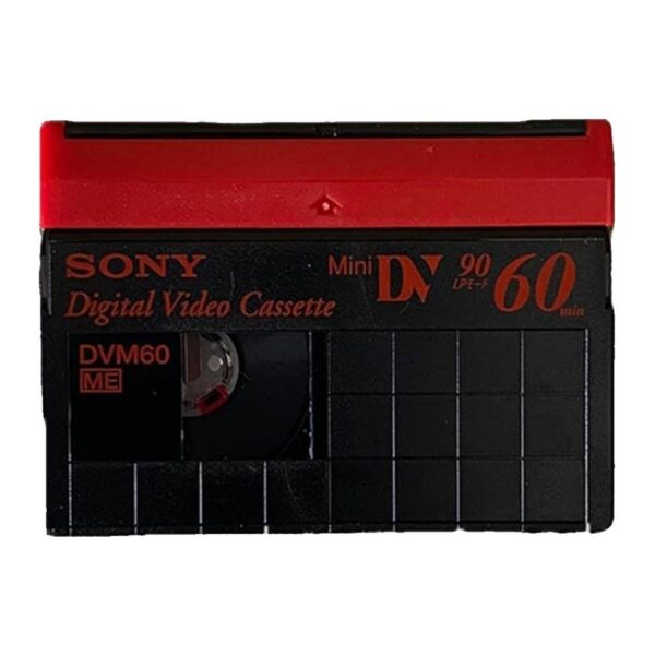 Sony DVM60 Mini DV Kamera Kaseti (3DVM60R3) – Orijinal 60 Dakika Dijital Video Kaseti