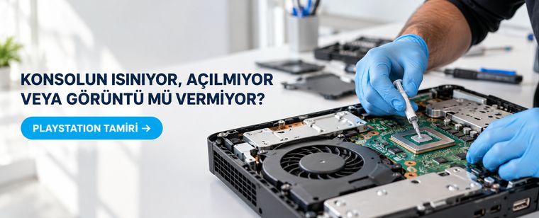 PlayStation tamiri – ısınan veya açılmayan konsol